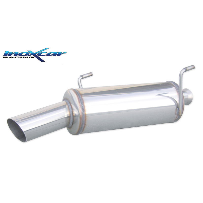 100% Inox Sport Exhaust  Peugeot 206 16v GTI 136hp 1994-2004 1x90mm Rally