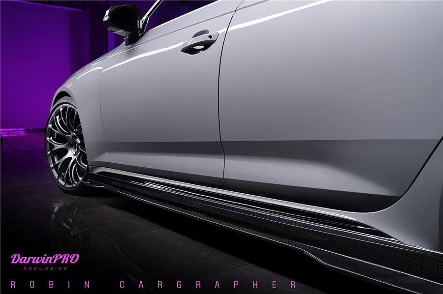 Audi RS4 B9 BKSS Style Carbon Zijskirts 2017-2022