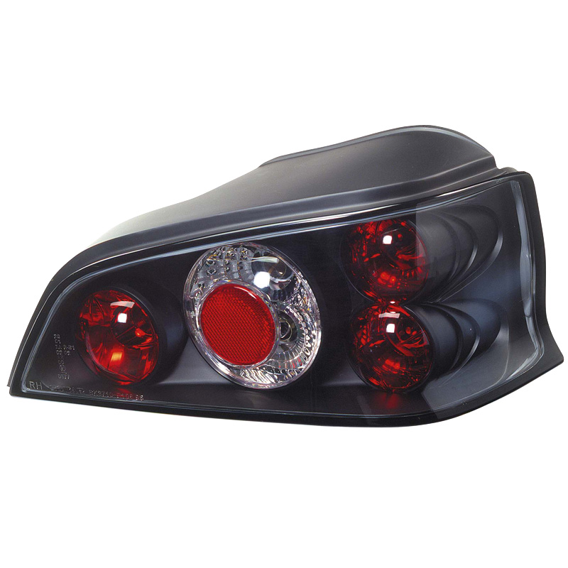 Set Achterlichten  Peugeot 106 1996- - Zwart