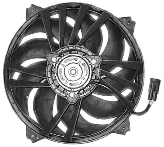 Radiator FAN PICASSO 00-06 385mm 1.6I/1.8-16V