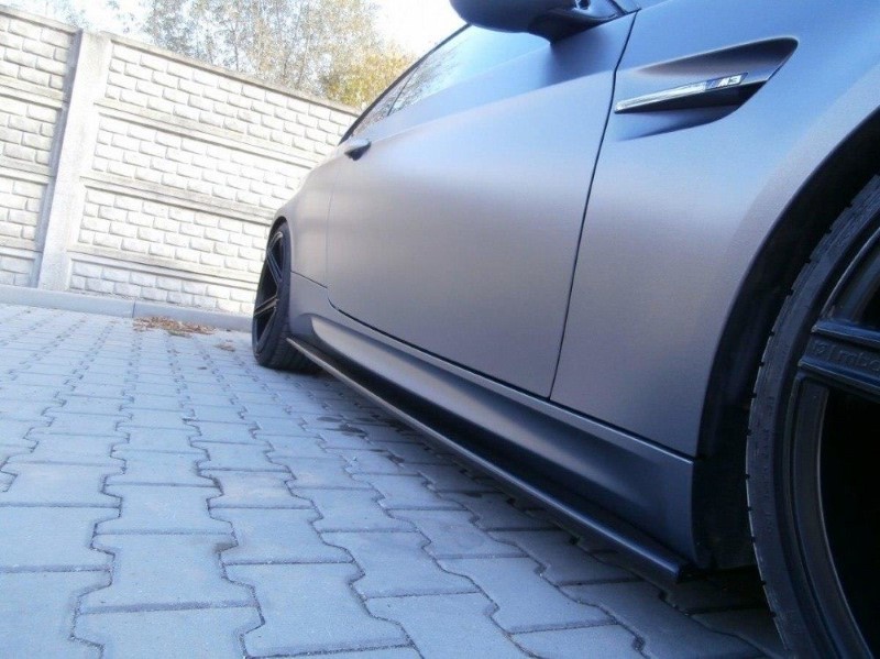 Zijskirts Diffusers BMW M3 E92 / E93 Glanzend Zwart