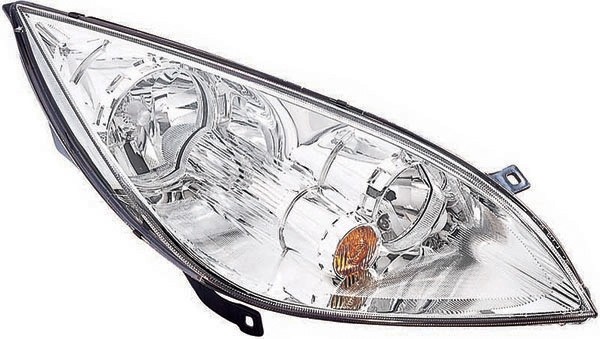 Koplamp rechts COLT 04-08 H7+H7/ZILVERKLEUR