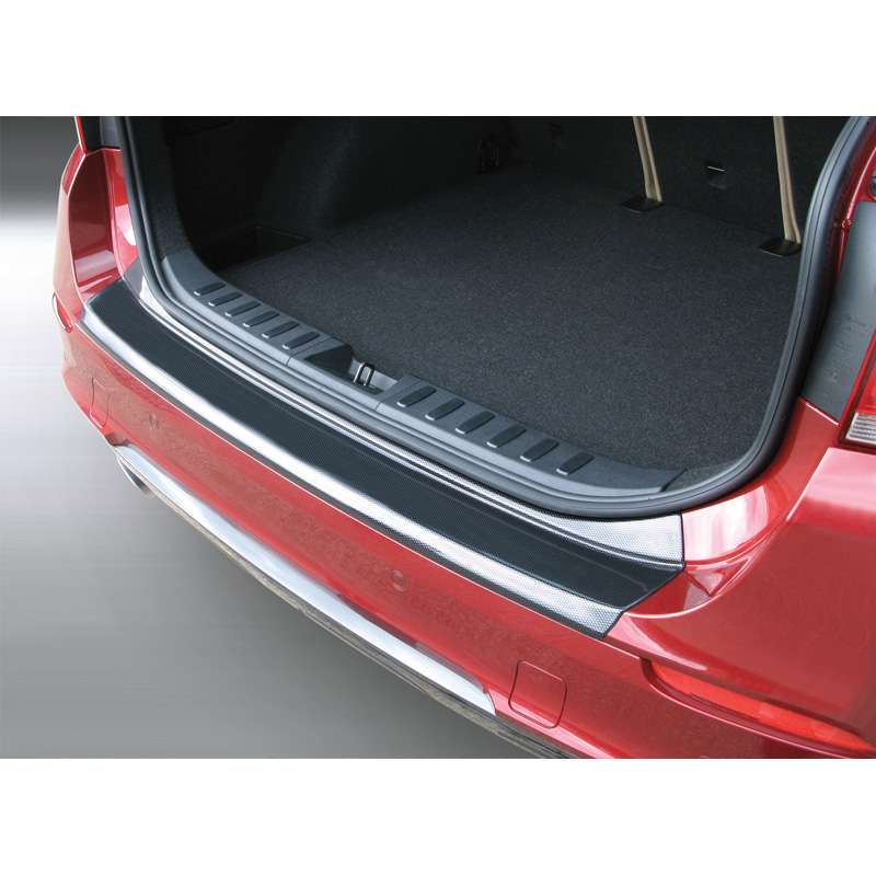 ABS Rear bumper protector  BMW X1 M-Sport 2009-2015 Carbon Look