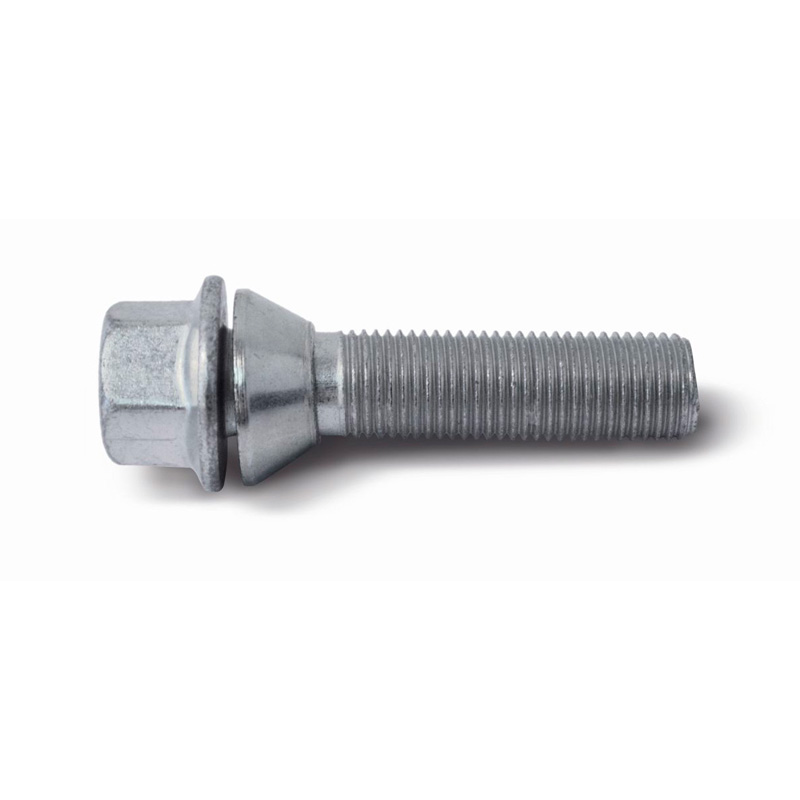 H&R Wheel bolt Taper-Head with movable cone M14x1.50 - Length 43mm (e.g.  BMW, Volvo)