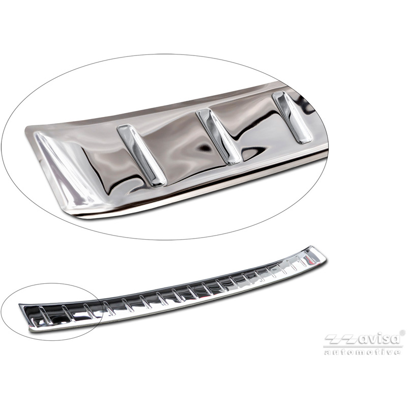 Avisa RVS Achterbumperprotector  Toyota RAV4 VI (XA6) 2026- - Glanzend Zilver