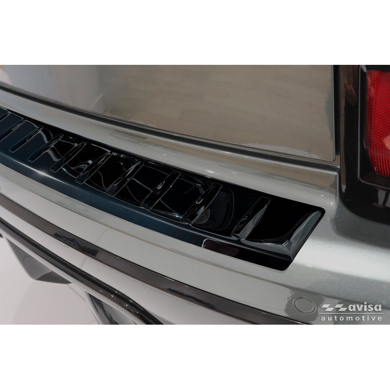 Avisa Stainless Steel Rear Bumper Protector  KGM Actyon 2025- - High Gloss Black
