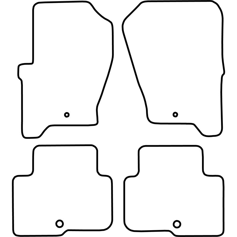 Set velour car mats  Landrover Discovery IV 2008-2016
