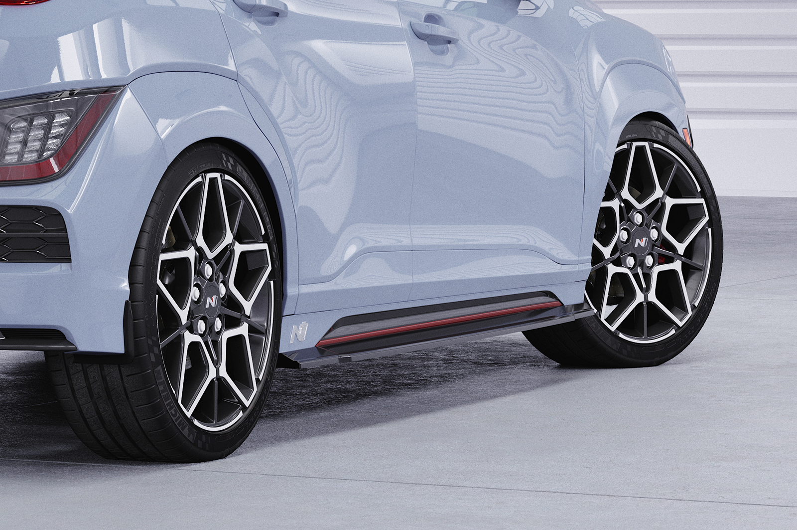 Zijskirts Hyundai Kona N/N-Lijn