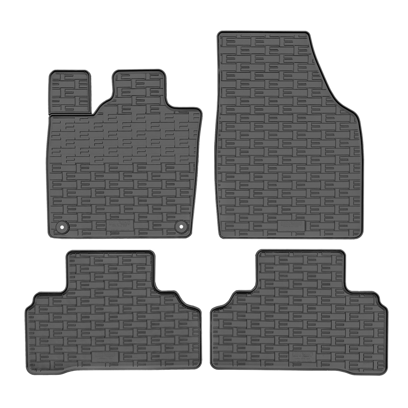 CIKCAR Rubber car mats set  Cupra Raval (KS1) & Skoda Epiq (PX1) 2026- (4-pieces + fixing system)