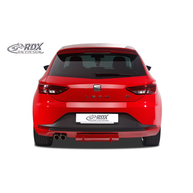 Rear bumper skirt 'Diffusor U-Diff'  Seat Leon (5F) incl. FR/SC/ST 2012-2020 (PU)