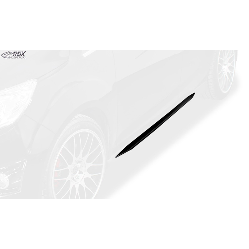 Side skirts 'Slim'  Ford C-Max/Grand C-Max -2015 & 2015- (ABS glossy black)