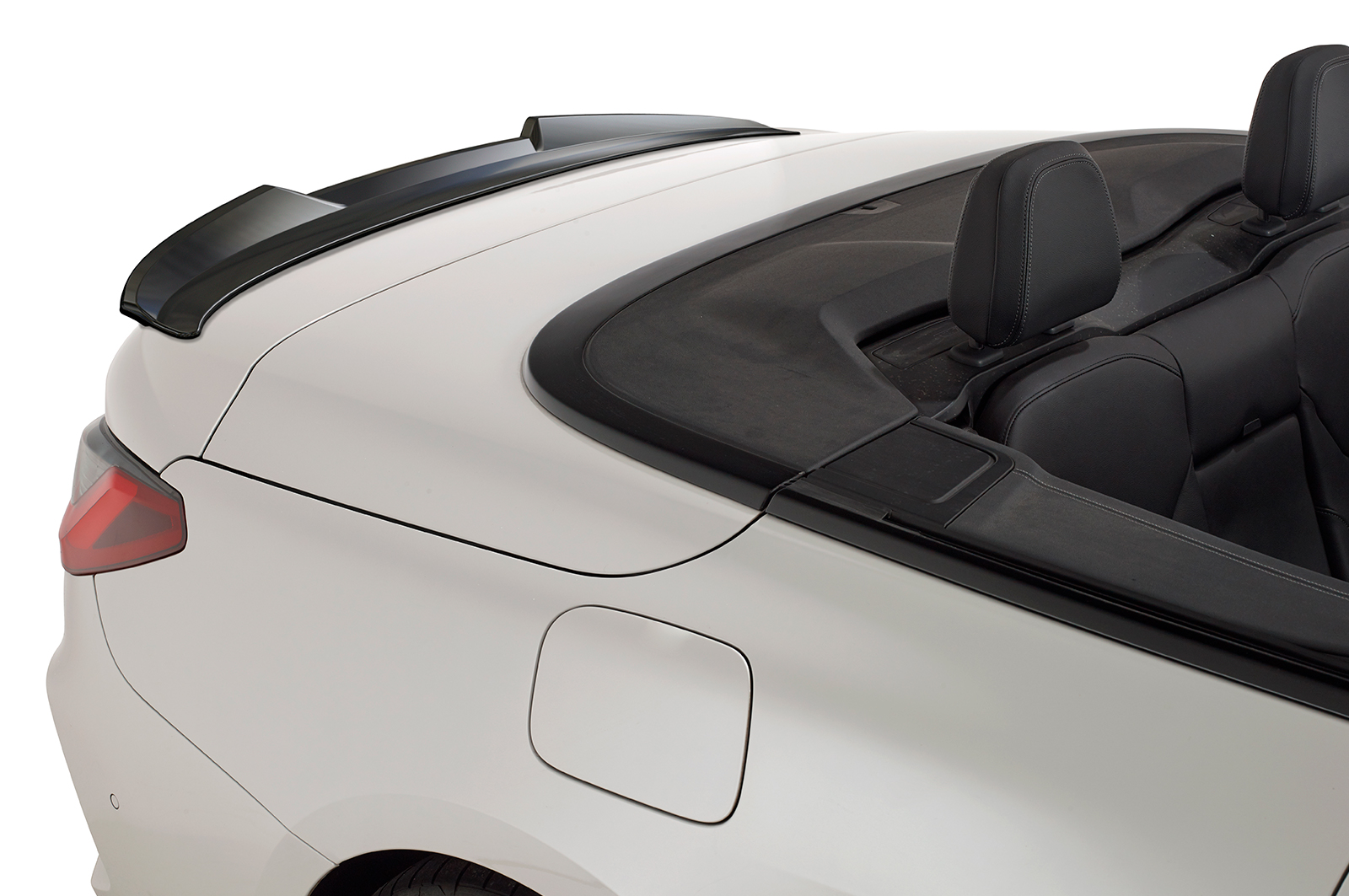 Spoiler BMW 4er G23 Cabrio CSR glans Zwart