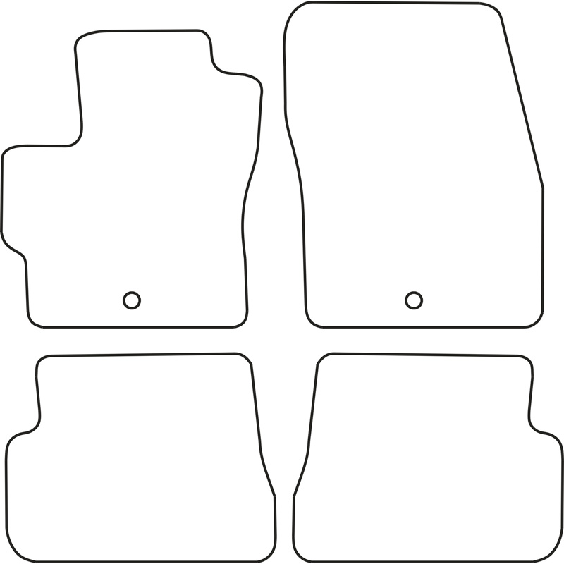 Set velour car mats  Mazda 3 2003-2009