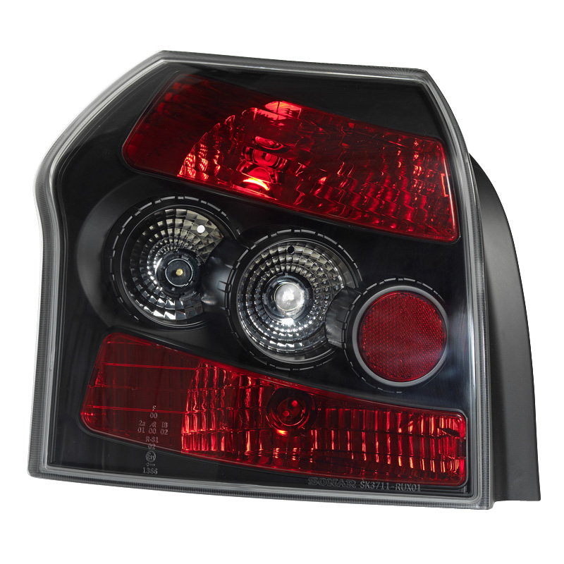 Set Achterlichten  Toyota Corolla HB E12 2001-2005 - Zwart
