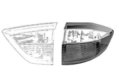 achterlicht, Grand C-max, incl fittingdeel, buiten, rechts Ford