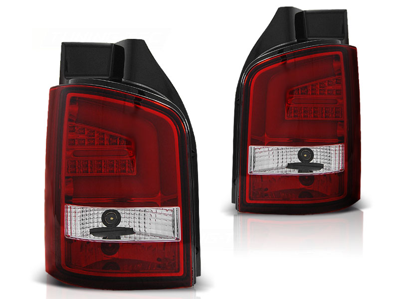 Tail Lights VW Bus T5 with Tube LED Red/White
