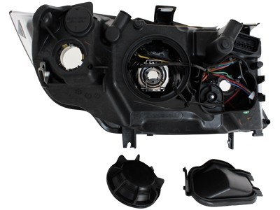 Headlights BMW 3 serie E90 Angel Eyes Black