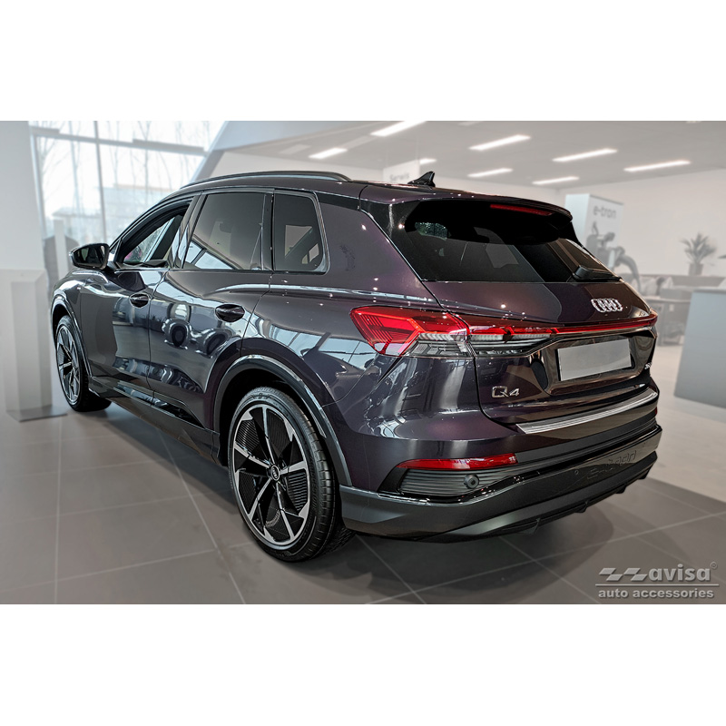Stainless Steel Rear bumper protector  Audi Q4 E-Tron 2021-