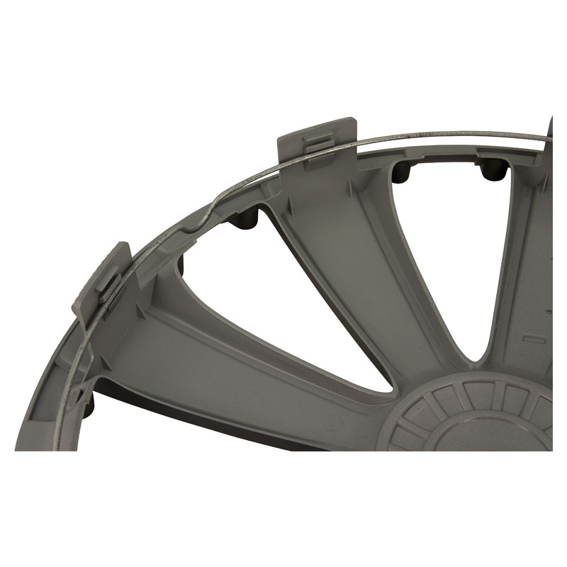 4-Delige Wieldoppenset RS-T 14-inch zwart