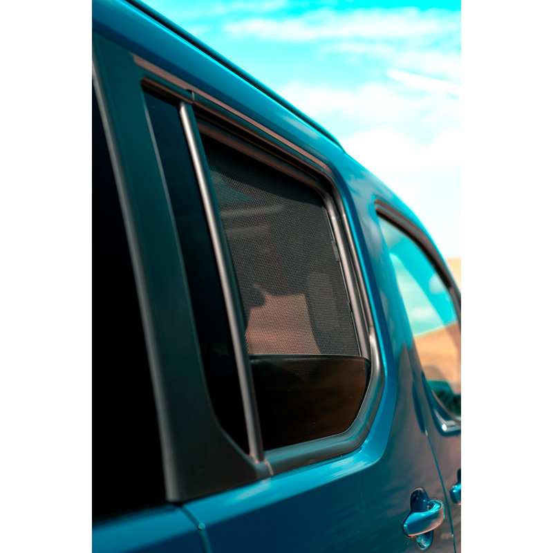 Set Car Shades  Citroen Berlingo Multispace 2018- (only with fixed tail gate window) (6-pieces)