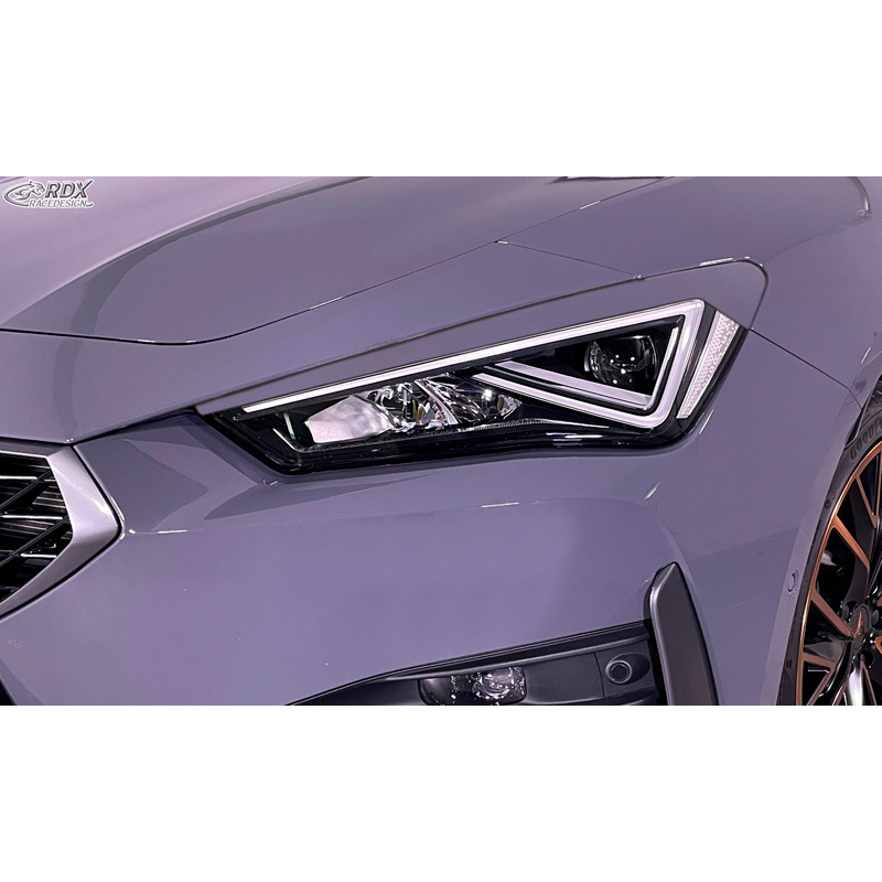 Koplampspoilers  Seat Leon (KL) / Cupra Leon (KL) & Cupra Formentor (KM) 2020- & Seat Tarraco (KN2) 2019- (ABS)