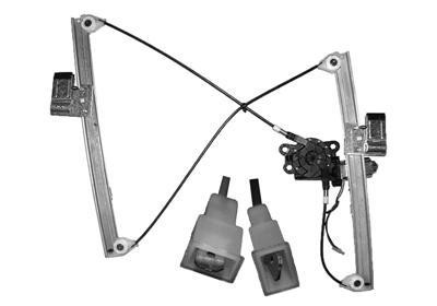 raammechanisme, incl motor, voorportier, links Audi A4, 1999-200