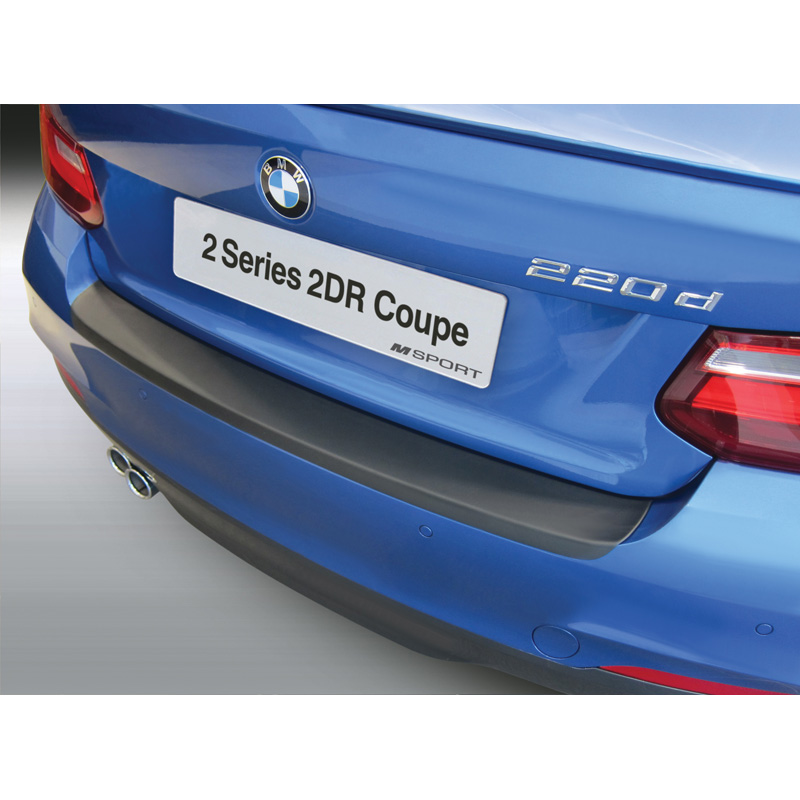 ABS Rear bumper protector  BMW 2-Series F22 Coupe 'M-Sport' & M235i 4/2014- & Cabrio 3/2015- Black