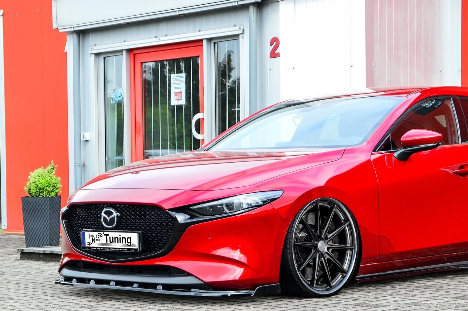 lip met wing Mazda 3 BP 2018-