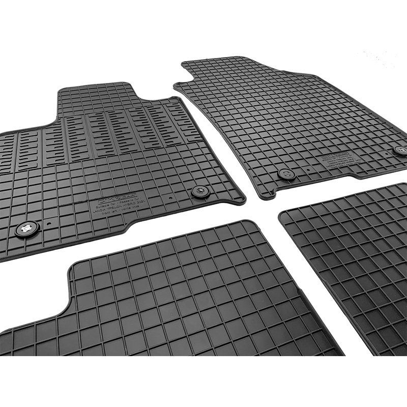 Rubber car mats set  Lancia Ypsilon Hybrid 2020- (4-pieces + fixing system)