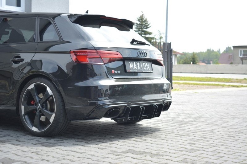 Achterkant Diffuser Audi RS3 8V FL Sportback Maxton V.2