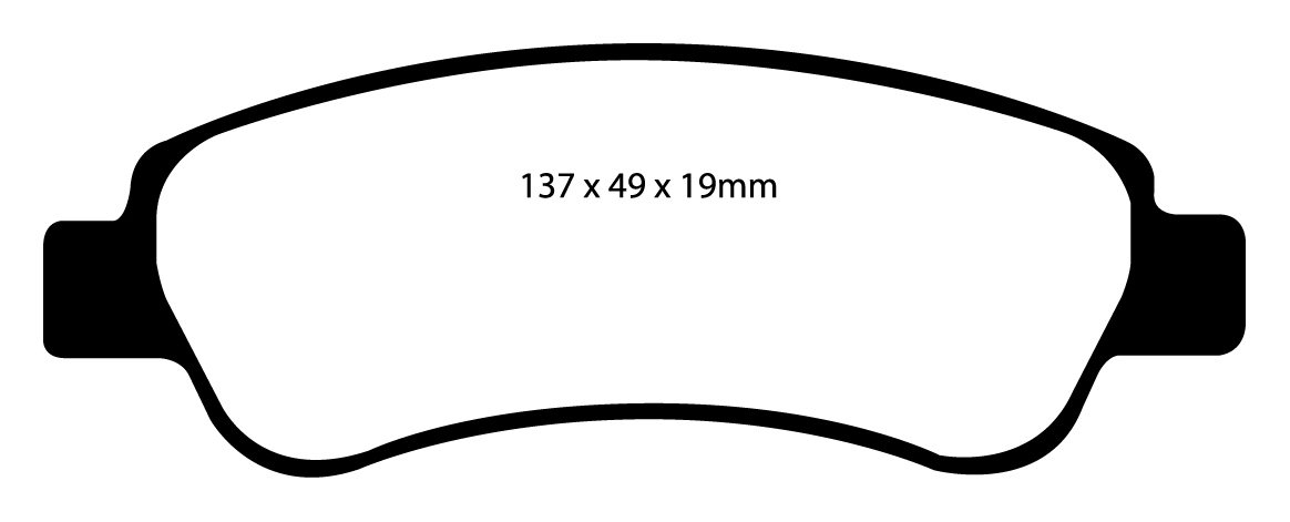 EBC Brakes CITROEN Relay Combi 2.2 TD (120) 2008-.. Remblokken a