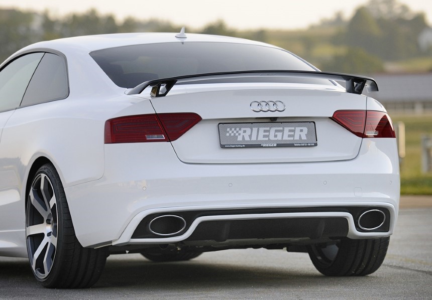 Achtervleugel Audi A5 Coupé S-line Rieger