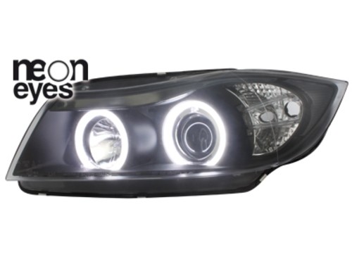 Koplampen BMW E90/E91 Angel Eyes Ice CCFL