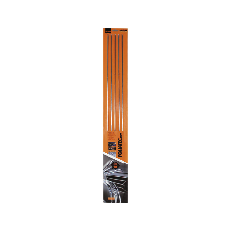 Foliatec Universal Design Strips chrome long - Length = 100cm - 5 pieces