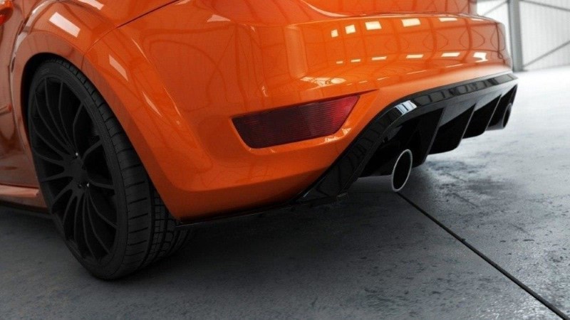 Achteraanzet Ford Focus ST Mk2 FL Glanzend Zwart