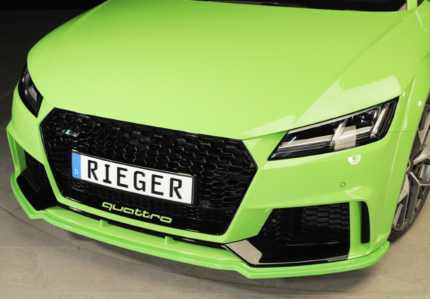 Voorspoiler Audi TT RS 8J1-FV/8S 16-18 ABS Rieger