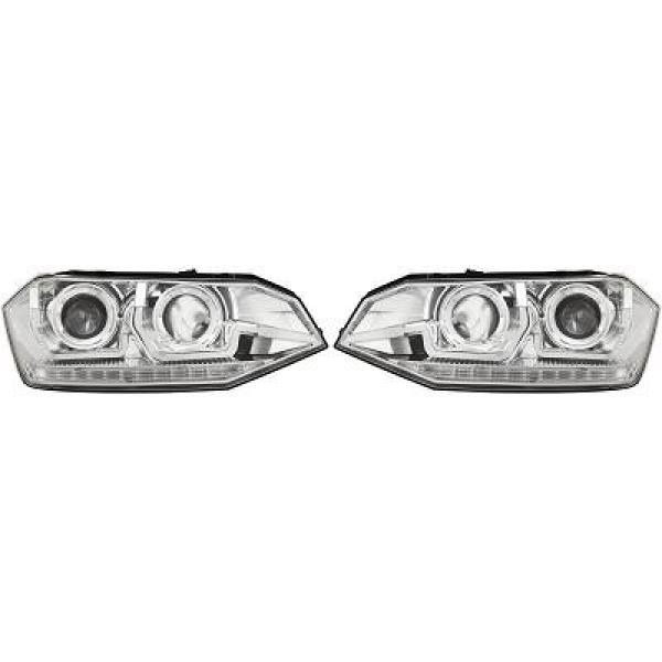 Headlights VW Polo AW 17- Angel Eye