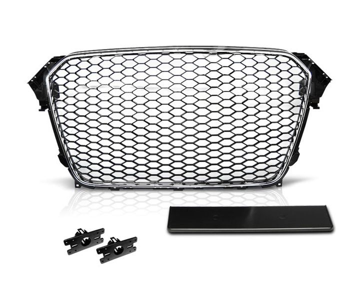 Grill Audi A4 B8 Facelift (2012-2015) RS Design Embleemloos