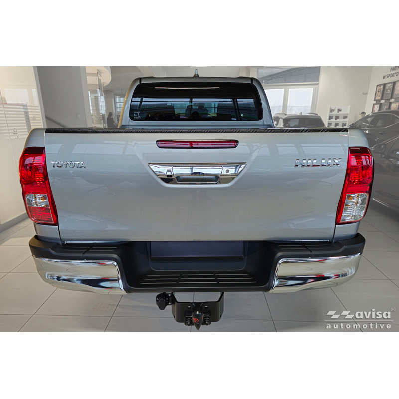 Avisa Aluminium Tailgate protector  Toyota Hilux VIII Facelift 2020- - Black