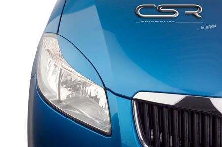 Koplampspoilers Skoda Fabia 2
