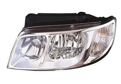 koplamp, H7+H1, elektr verstelb, rechts, 05/2005-Hyundai Matrix,