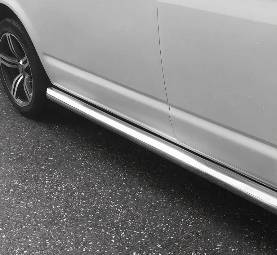 Treeplanken sidebars voor Volkswagen Carvelle T5 Multivan 03-15 kort