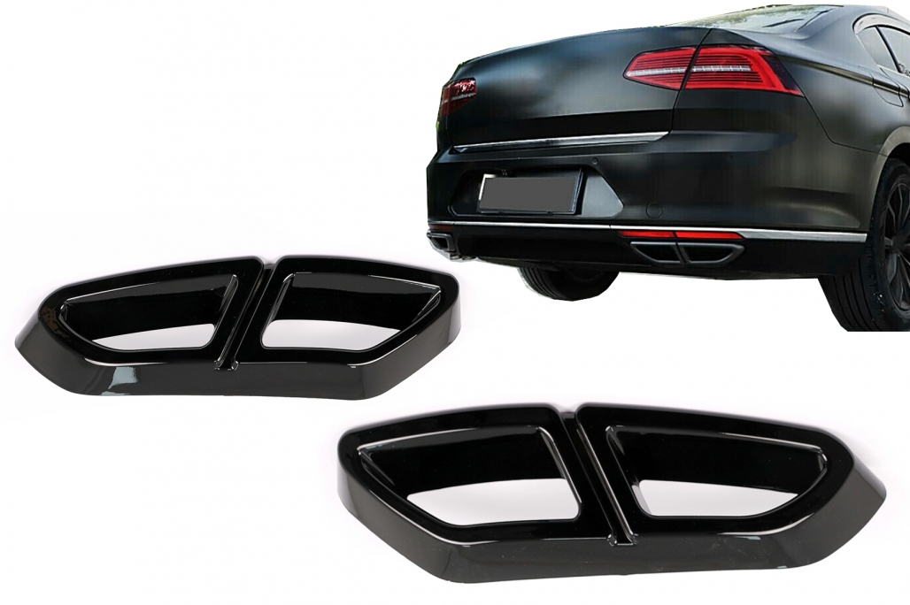 Sierstukken VW Passat B8 3G GTE / Alltrack (2015-2019) Glans Zwart