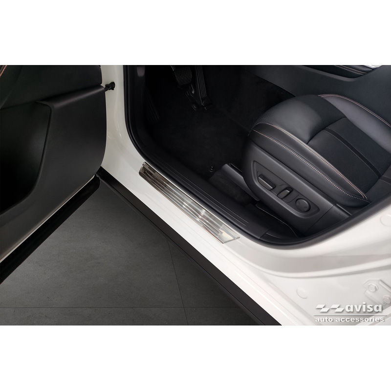 RVS Instaplijsten  Mazda CX-60 (KH) 2022- - 'Lines' - 4-delig