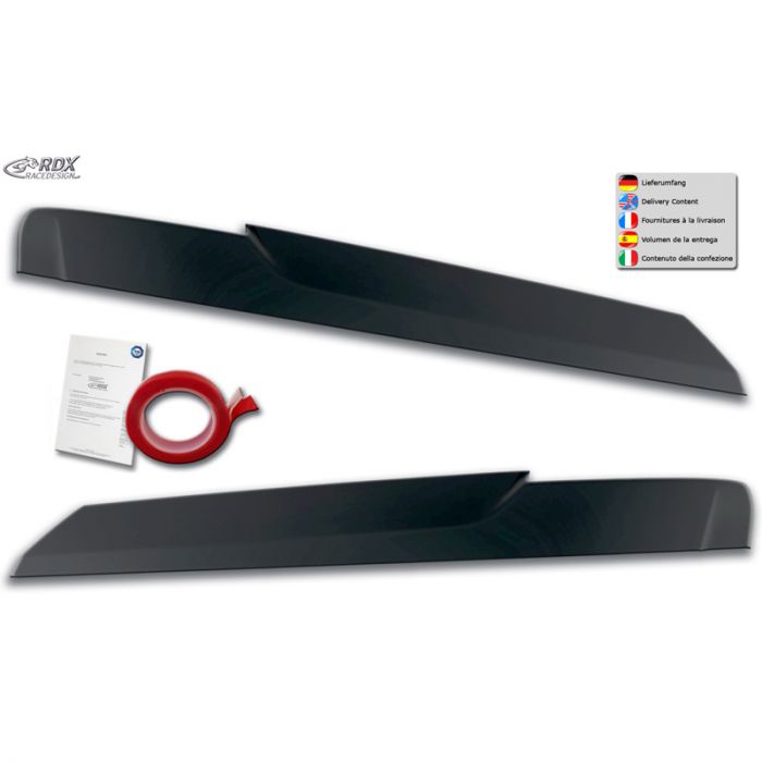 Head light spoilers  Volkswagen Crafter & MAN TGE 2017- (ABS)
