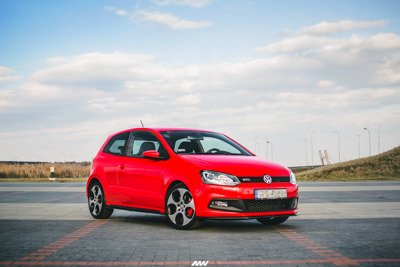 Zijskirts VW Polo MK5 GTI 6R Glans Zwart