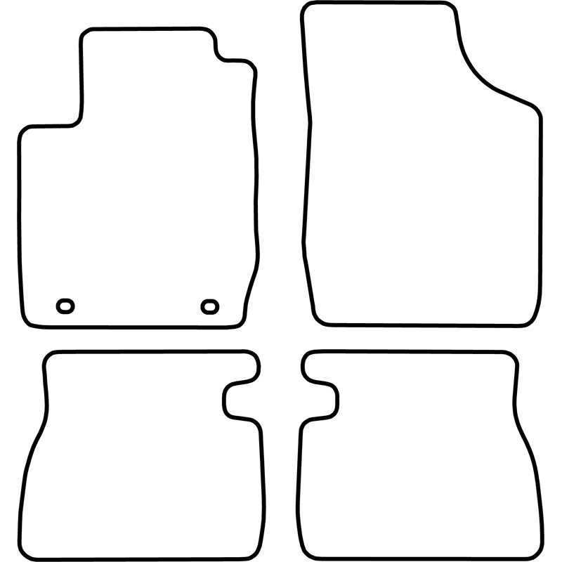 Automatten  Kia Rio 2000-2005
