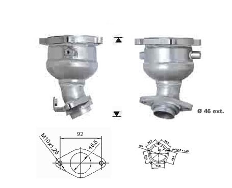 Nissan MICRA 1.3i 16V 1274 cc 55 Kw / 75 cv CG13 Magnaflow CAT B