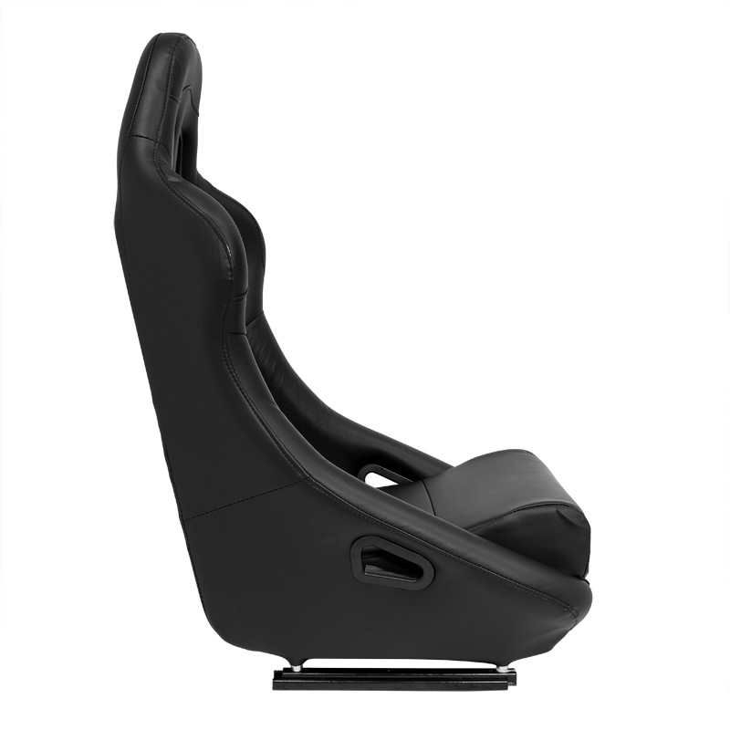 Sport seat 'BH' - Black Synthetic leather - Non-reclinable back-rest - incl. slides