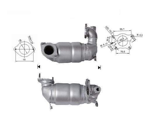 Opel MOVANO 2.5TD DCI DPF 2464 cc 107 Kw / 146 cv G9U Magnaflow